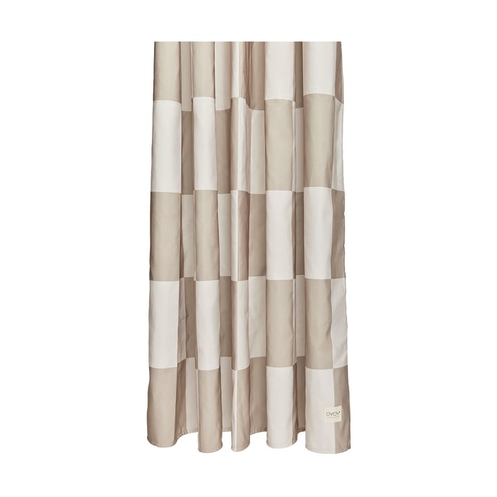 Cortina de ducha Chess 180x180 cm, Clay-offwhite OYOY