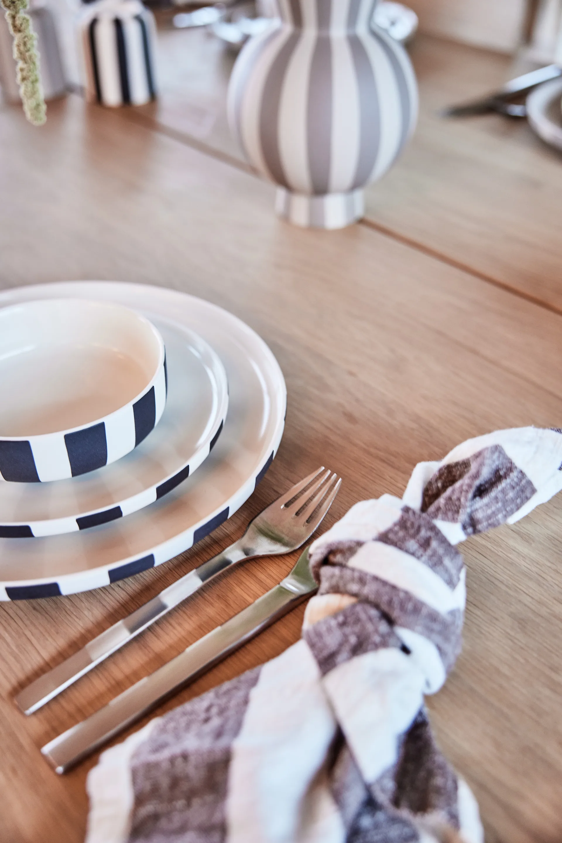 Cuenco Toppu Ø13 cm, Black-white OYOY