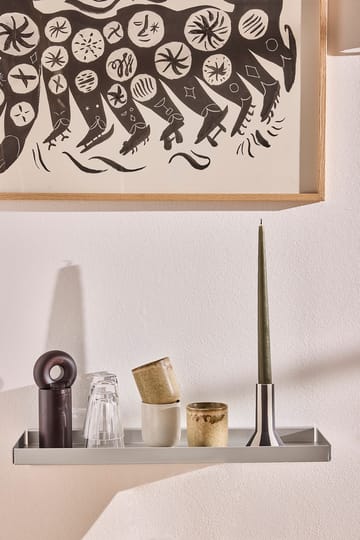 Estante de pared Bakku small 16x50 cm - Aluminio - OYOY