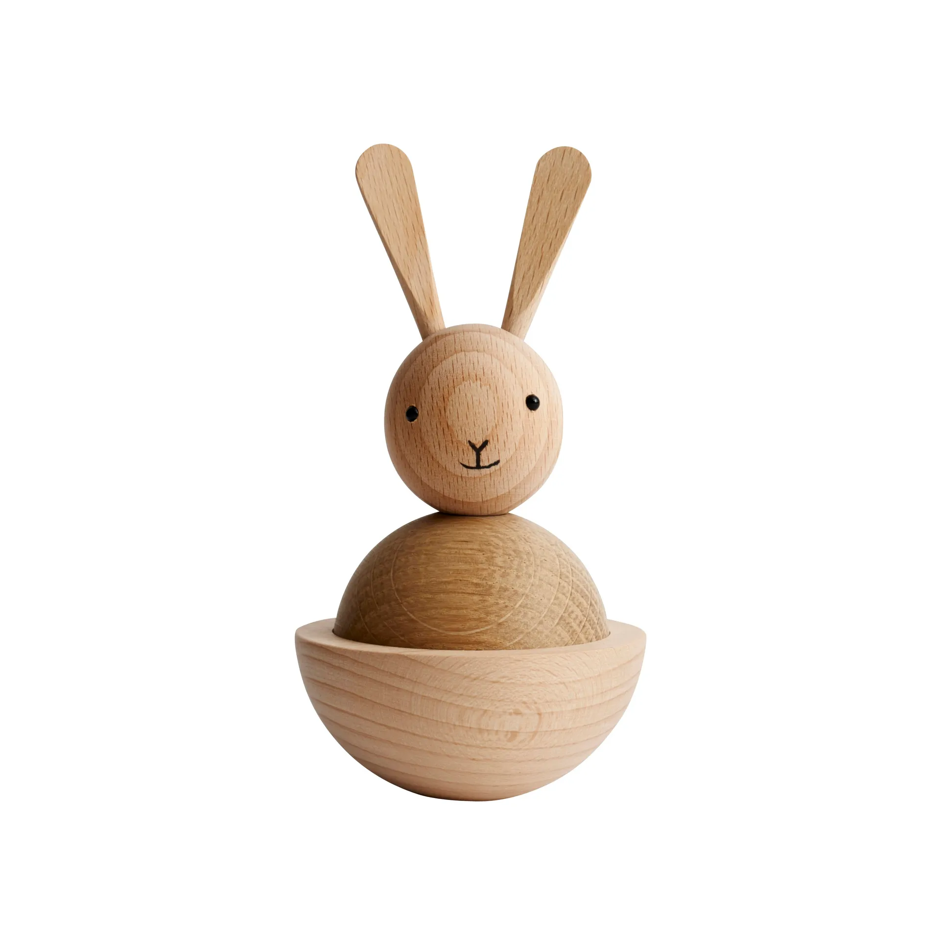 Figura madera Rabbit, haya-roble OYOY