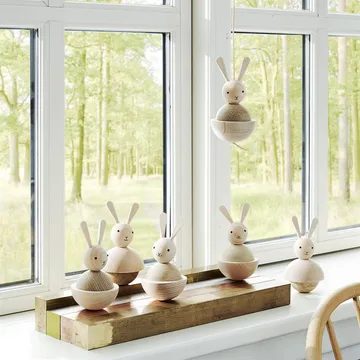 Figura madera Rabbit - haya-roble - OYOY