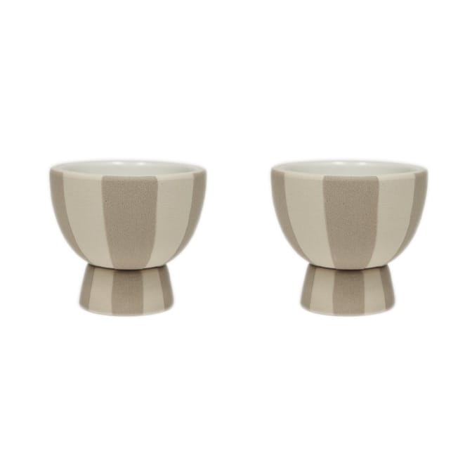 Huevera Toppu 2-pack - Clay - OYOY