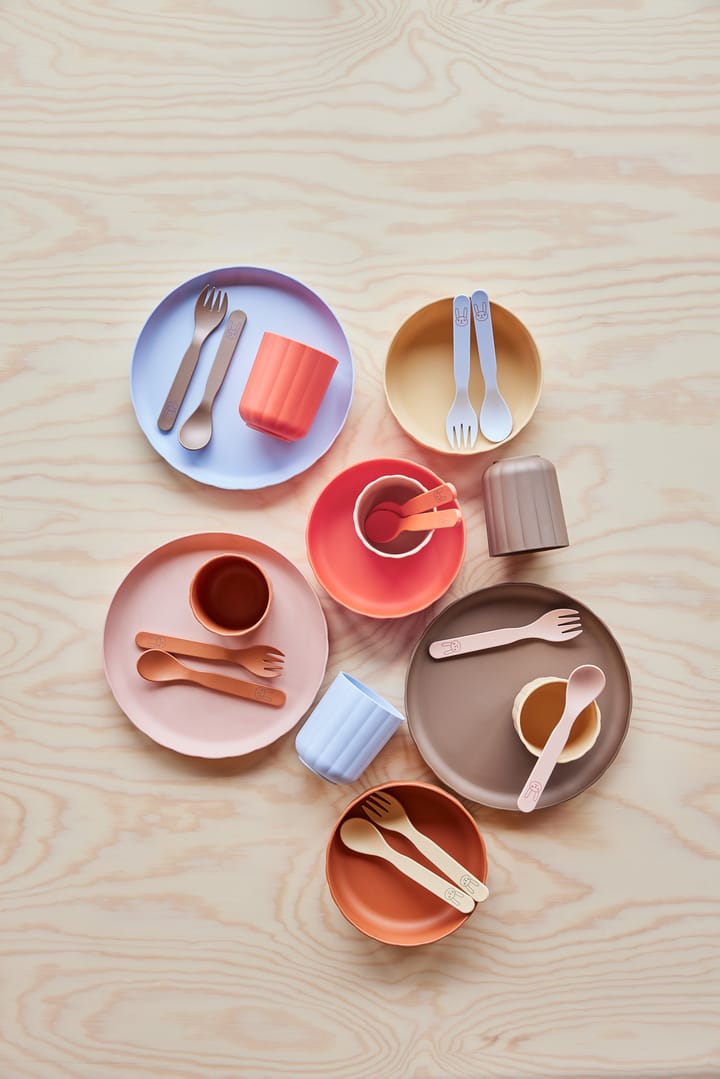 Juego de 2 tazas Pullo, Taupe-vanilla OYOY