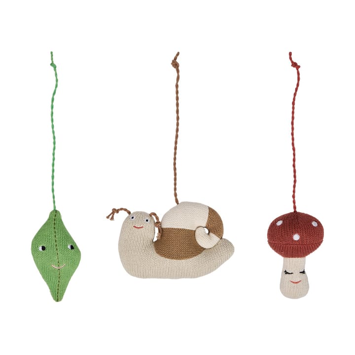 Juguetes de gimnasio para bebés Forest play - Brown-green-red - OYOY