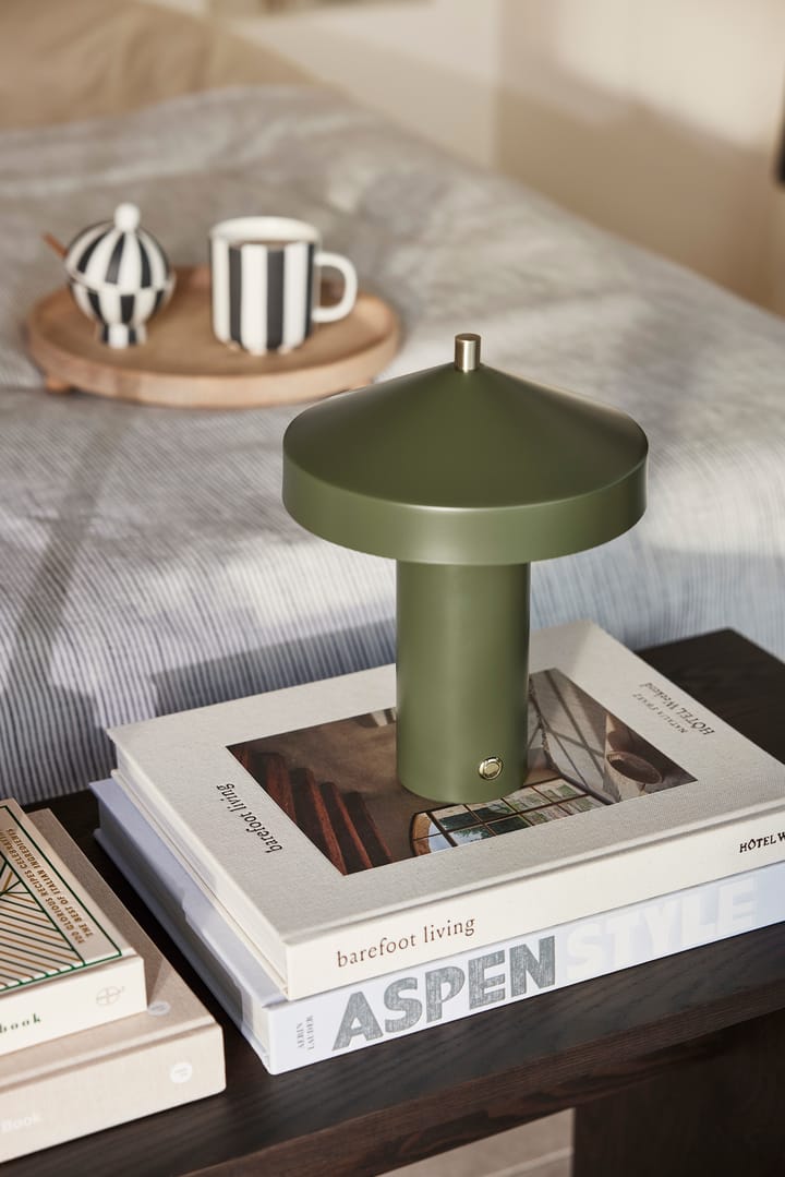 Lámpara de mesa Hatto 24,5 cm - Olive - OYOY
