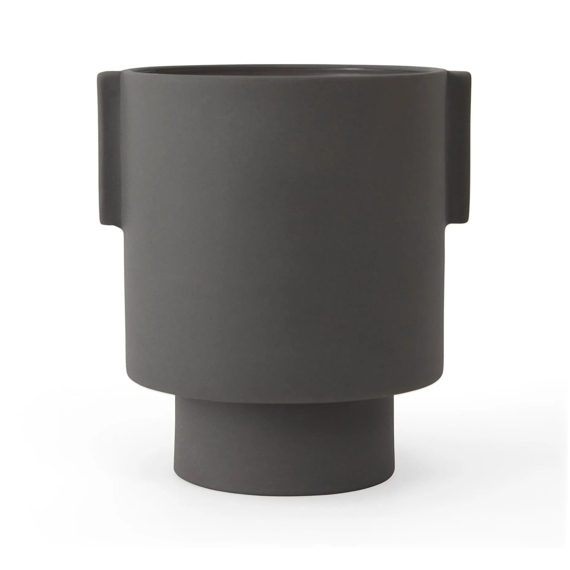Maceta Inka Kana mediana Ø15 cm, Grey OYOY