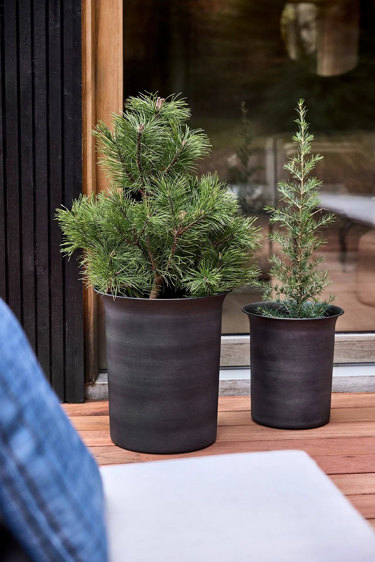 Maceta Iri 2 piezas, Stone OYOY