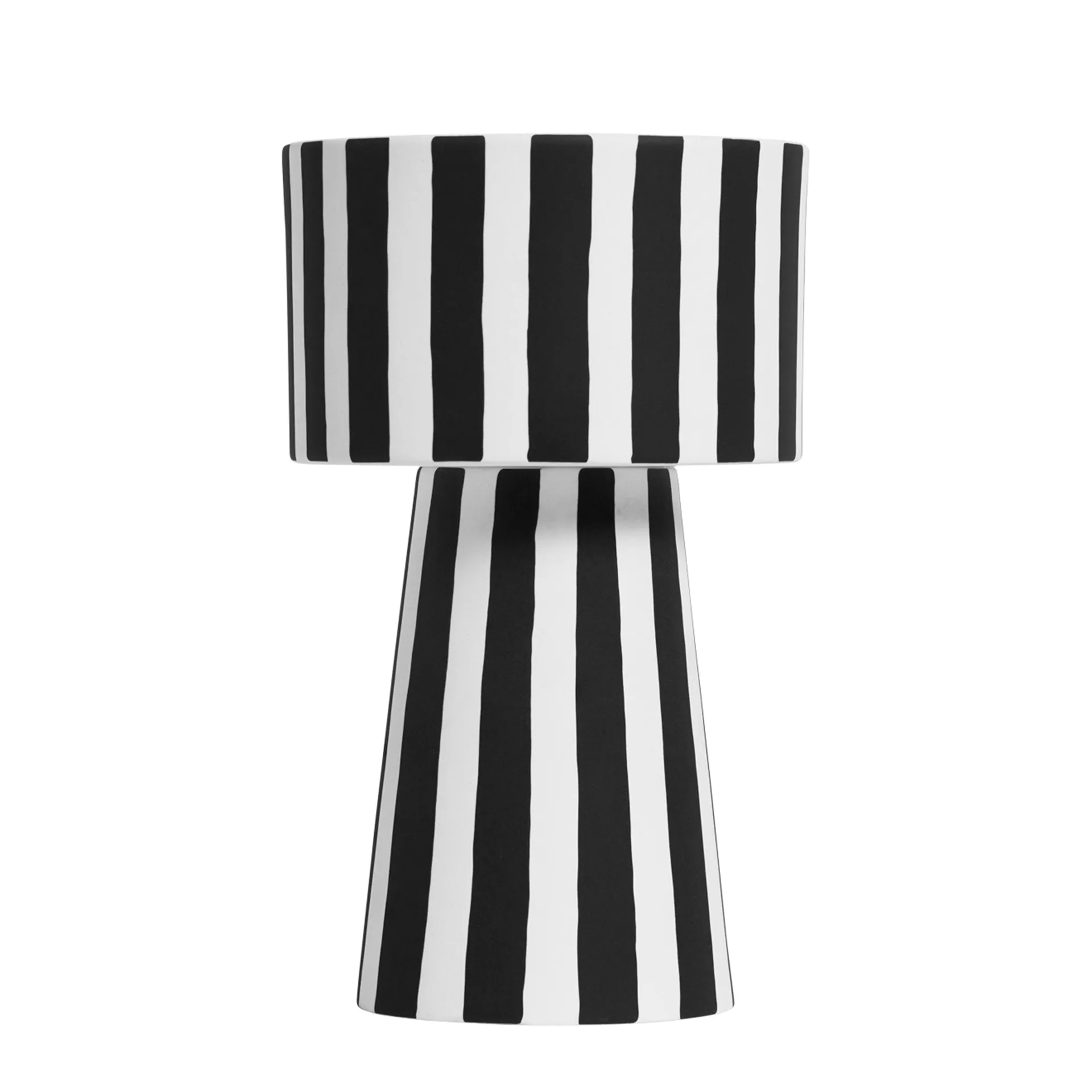 Maceta Toppu Ø15 cm, negro-blanco OYOY