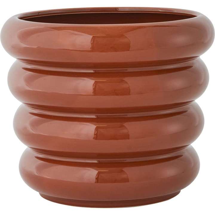 Macetero Awa grande Ø25,7 cm, Shiny Caramel OYOY