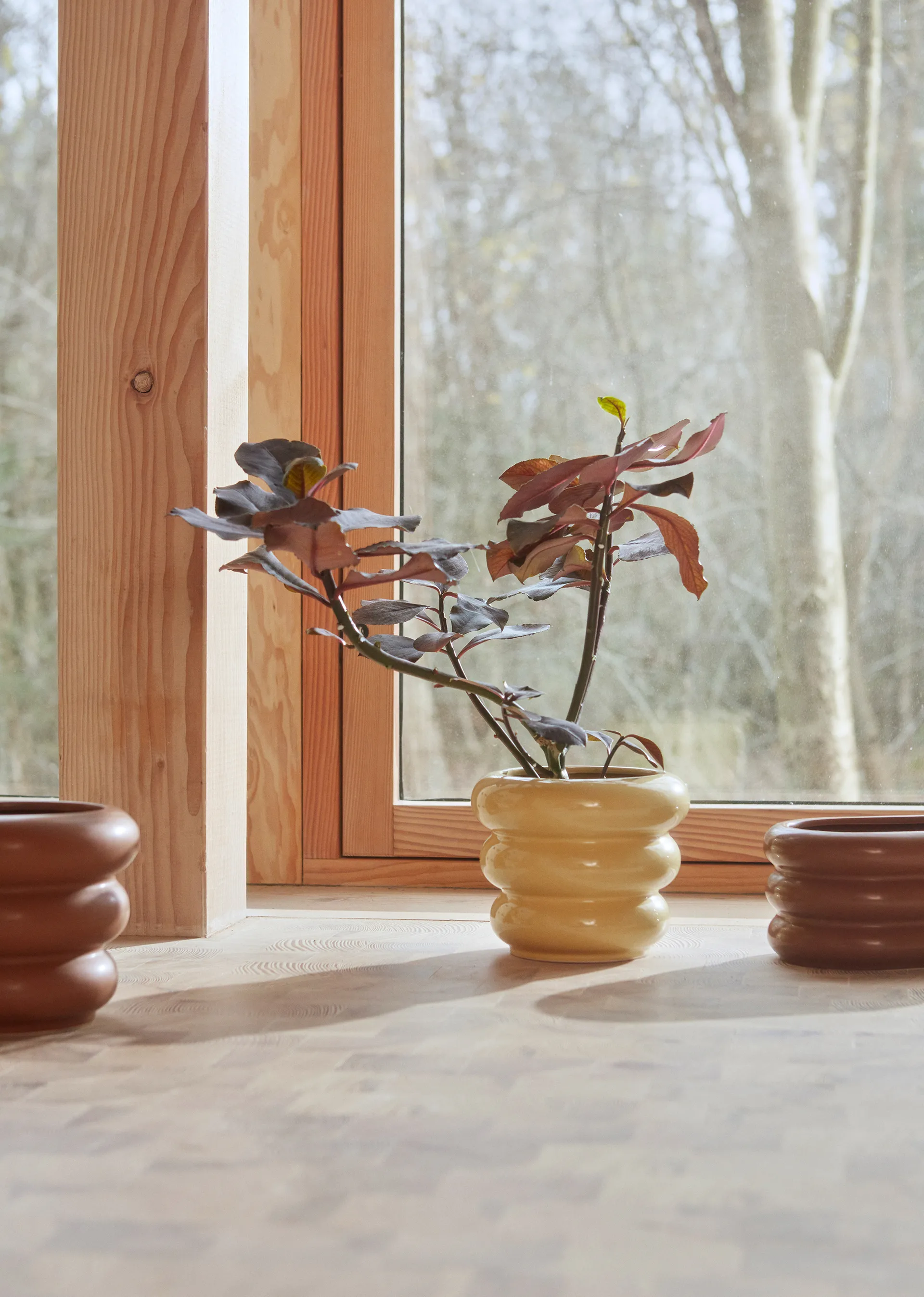 Macetero Awa pequeño Ø19 cm, Caramel OYOY