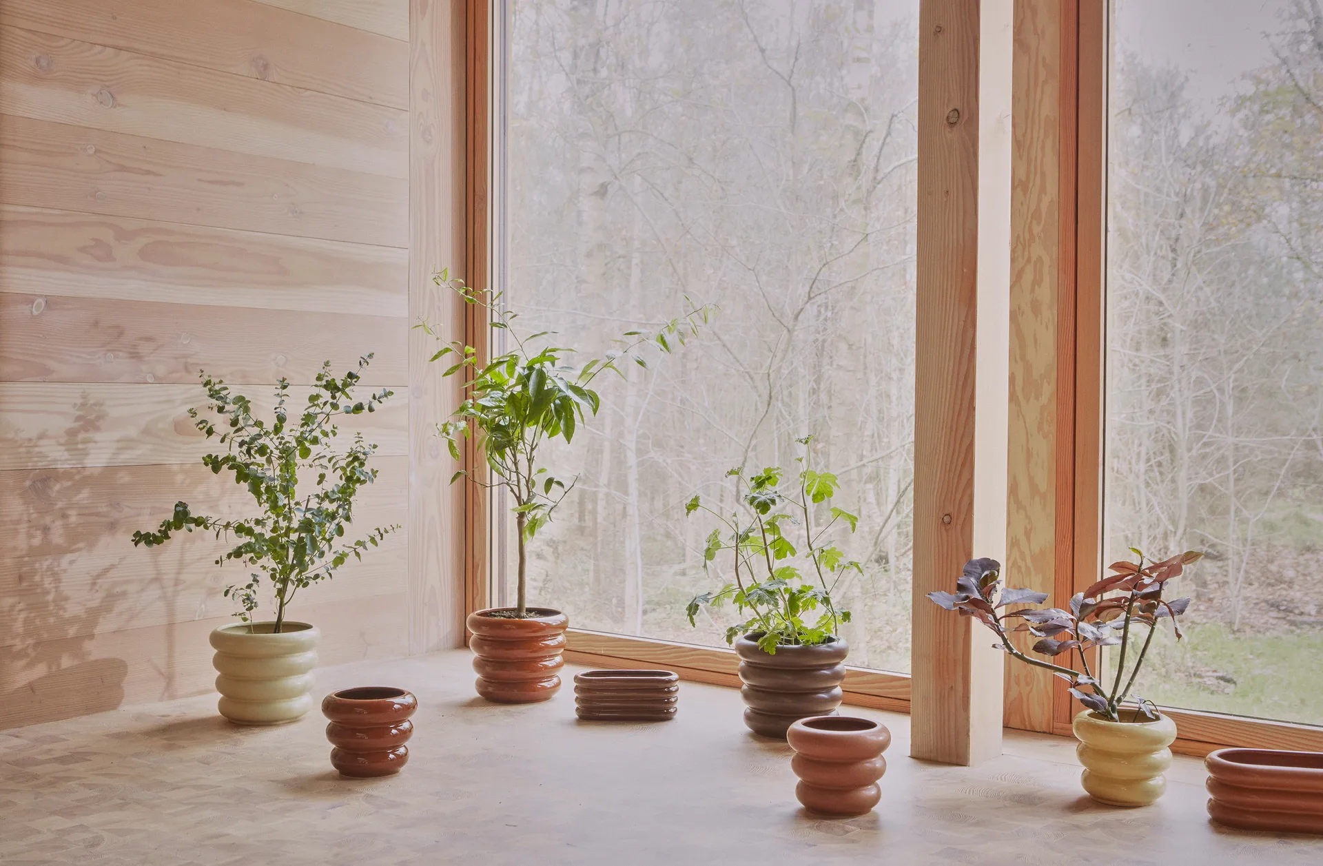 Macetero Awa pequeño Ø19 cm, Caramel OYOY