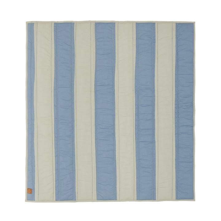 Manta acolchada Striped 130x140 cm - Blue-clay - OYOY