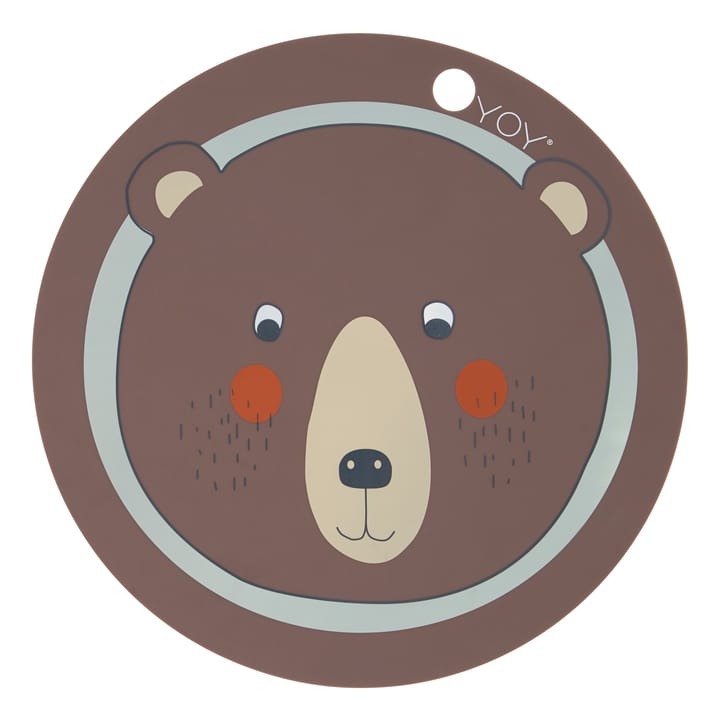 Mantel individual Bear - marrón - OYOY