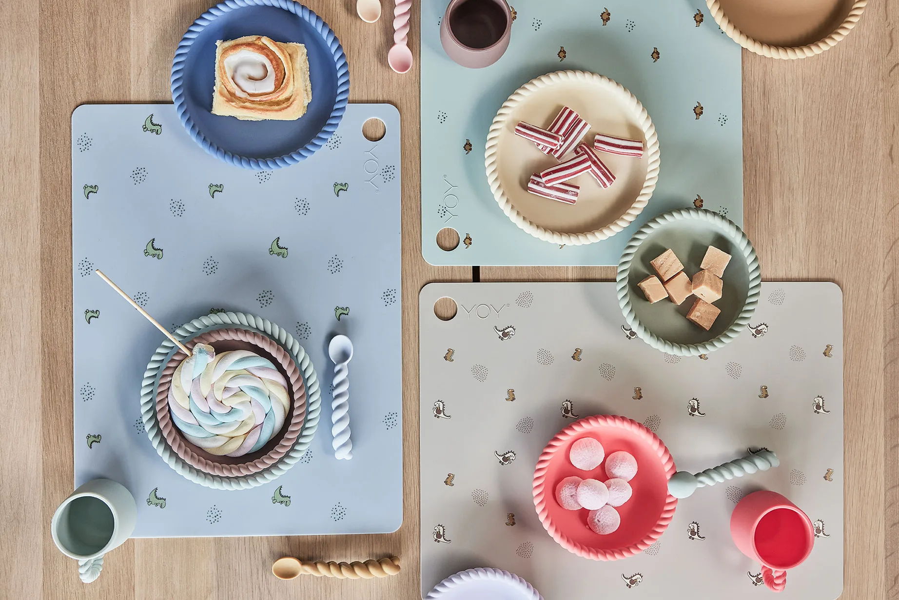 Mantel individual Dina Dino 34x45 cm, Clay OYOY