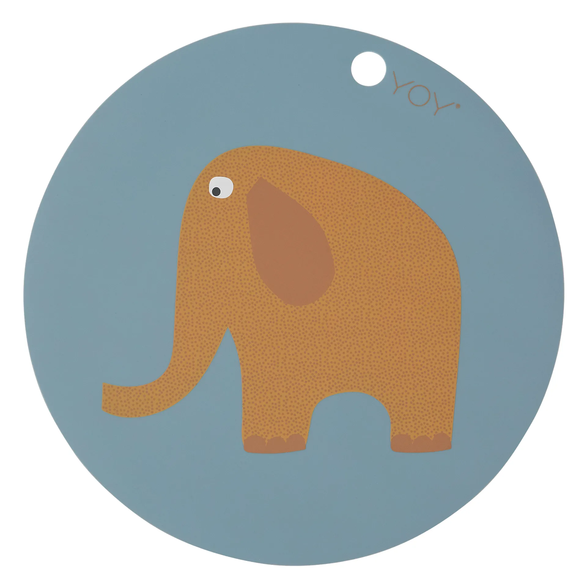 Mantel individual Elephant, Tourmaline OYOY