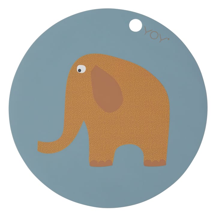 Mantel individual Elephant, Tourmaline OYOY