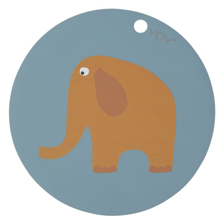 Mantel individual Elephant - Tourmaline - OYOY