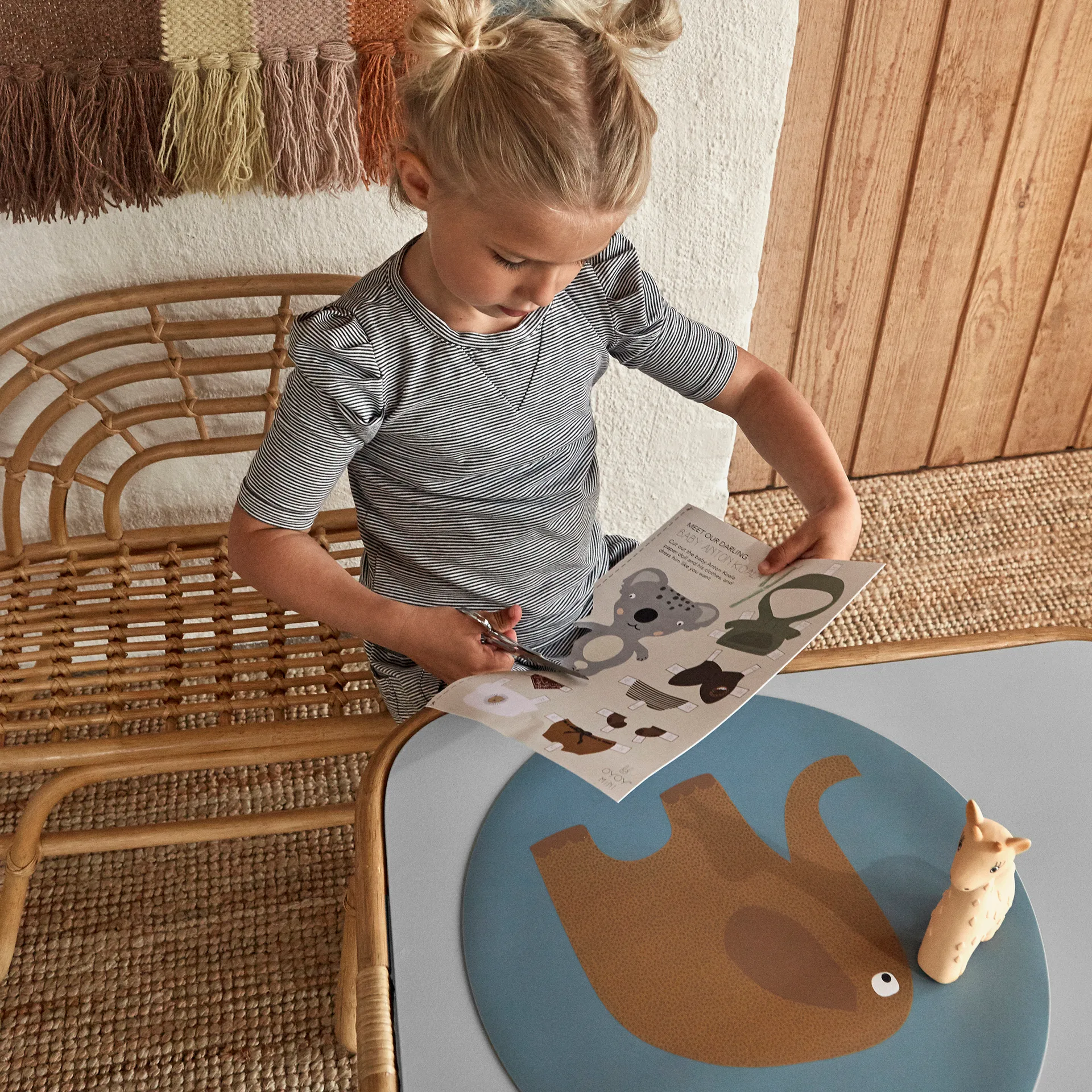 Mantel individual Elephant, Tourmaline OYOY