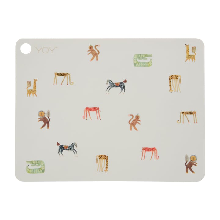 Mantel individual Moira 34x45 cm - Offwhite - OYOY