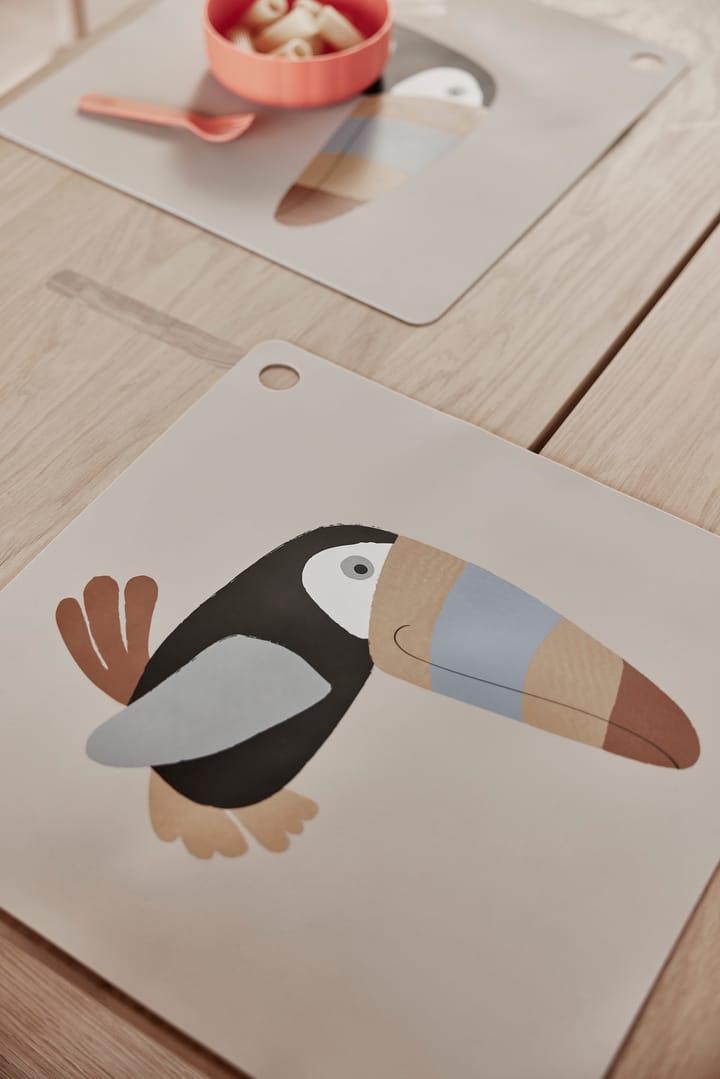 Mantel individual Toucan, Clay OYOY
