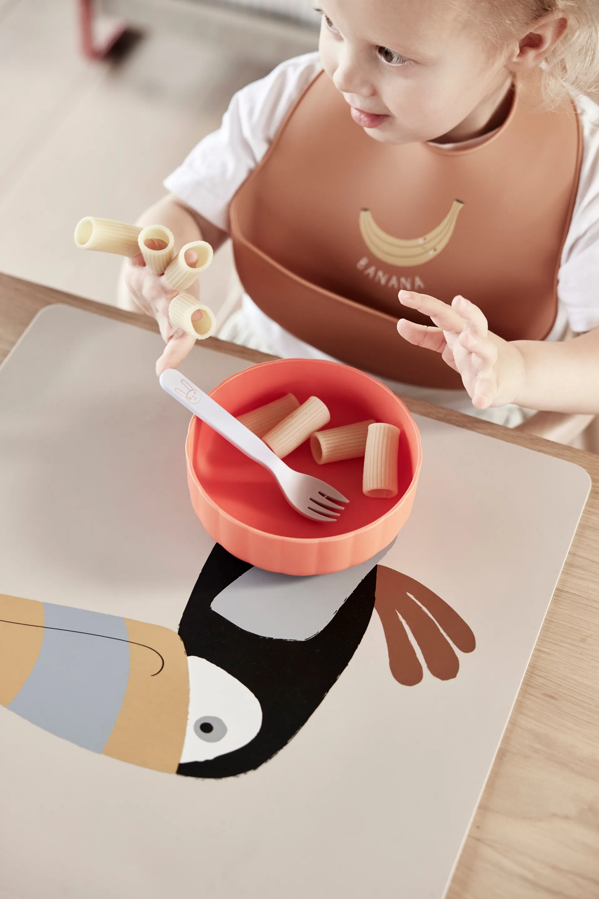 Mantel individual Toucan, Clay OYOY