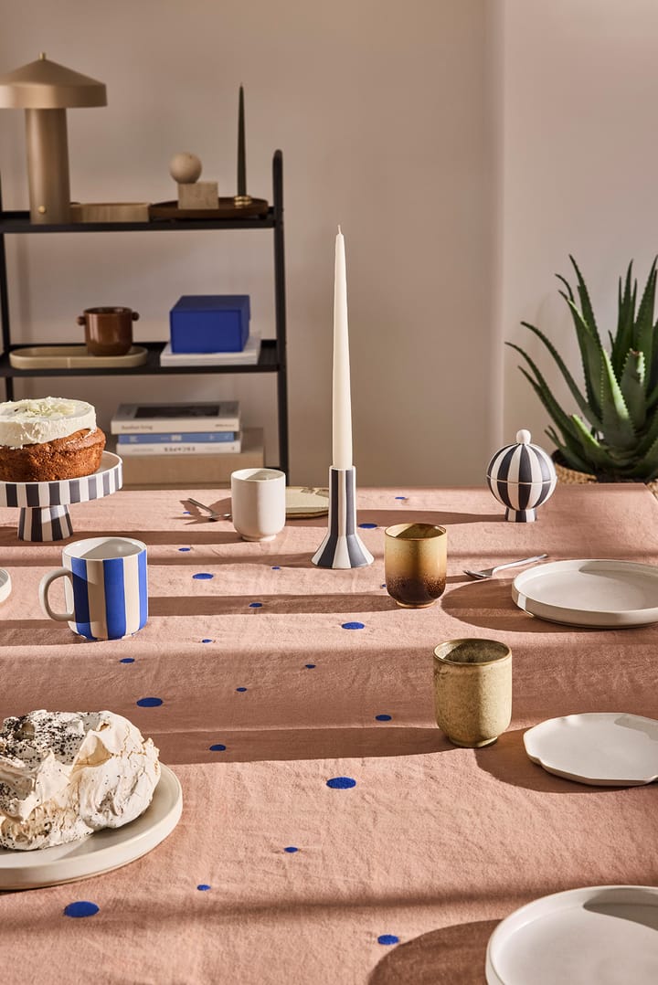 Mantel Nori 140x260 cm, Terracotta-optic blue OYOY
