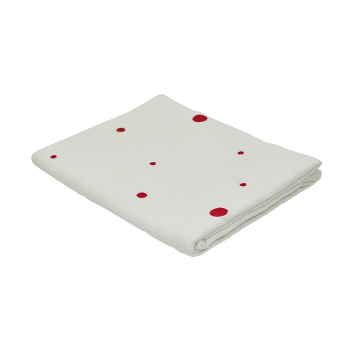 Mantel Nori 140x260 cm - White-cherry red - OYOY