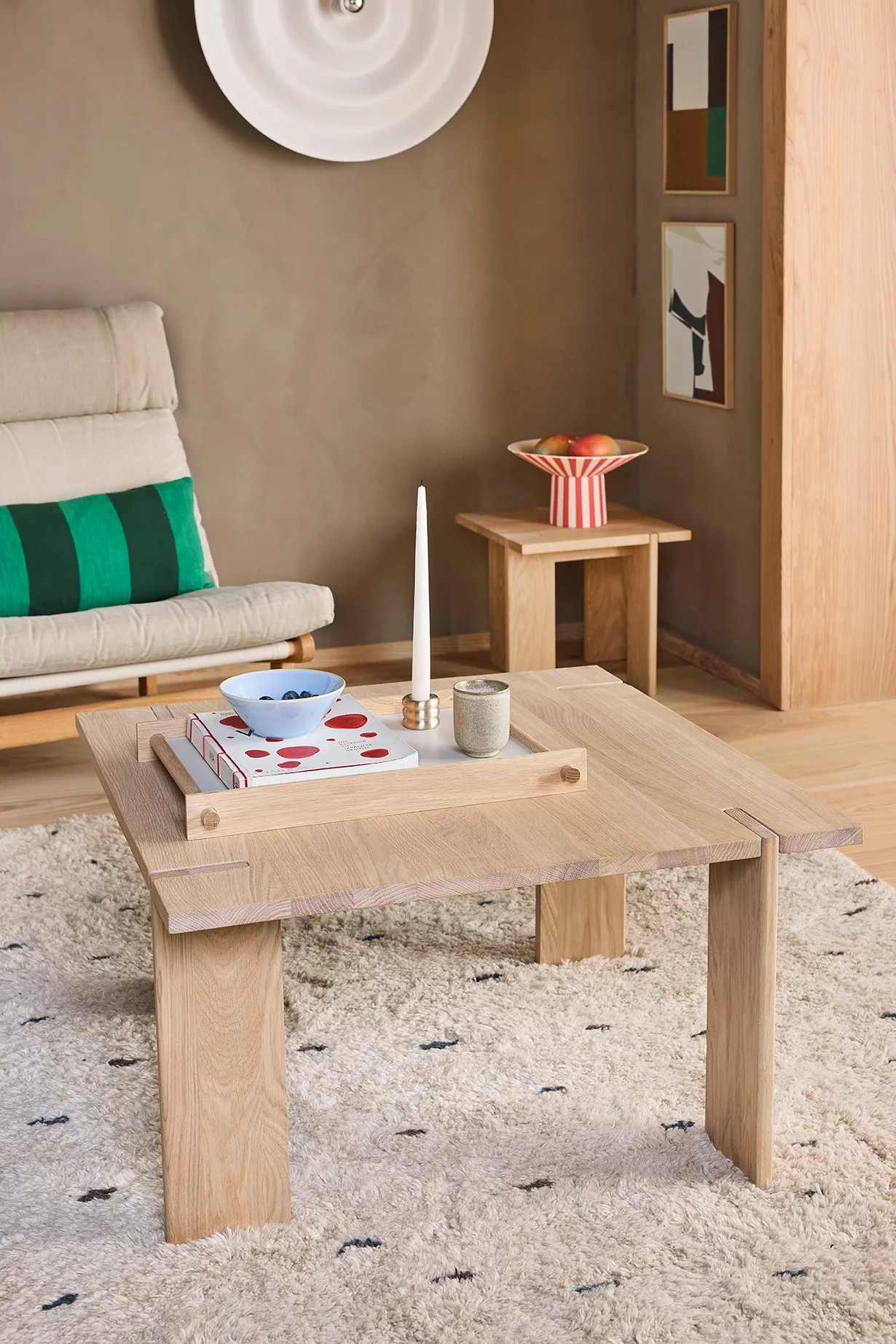 Mesa de centro OY Square 40x75x75 cm, Nature OYOY