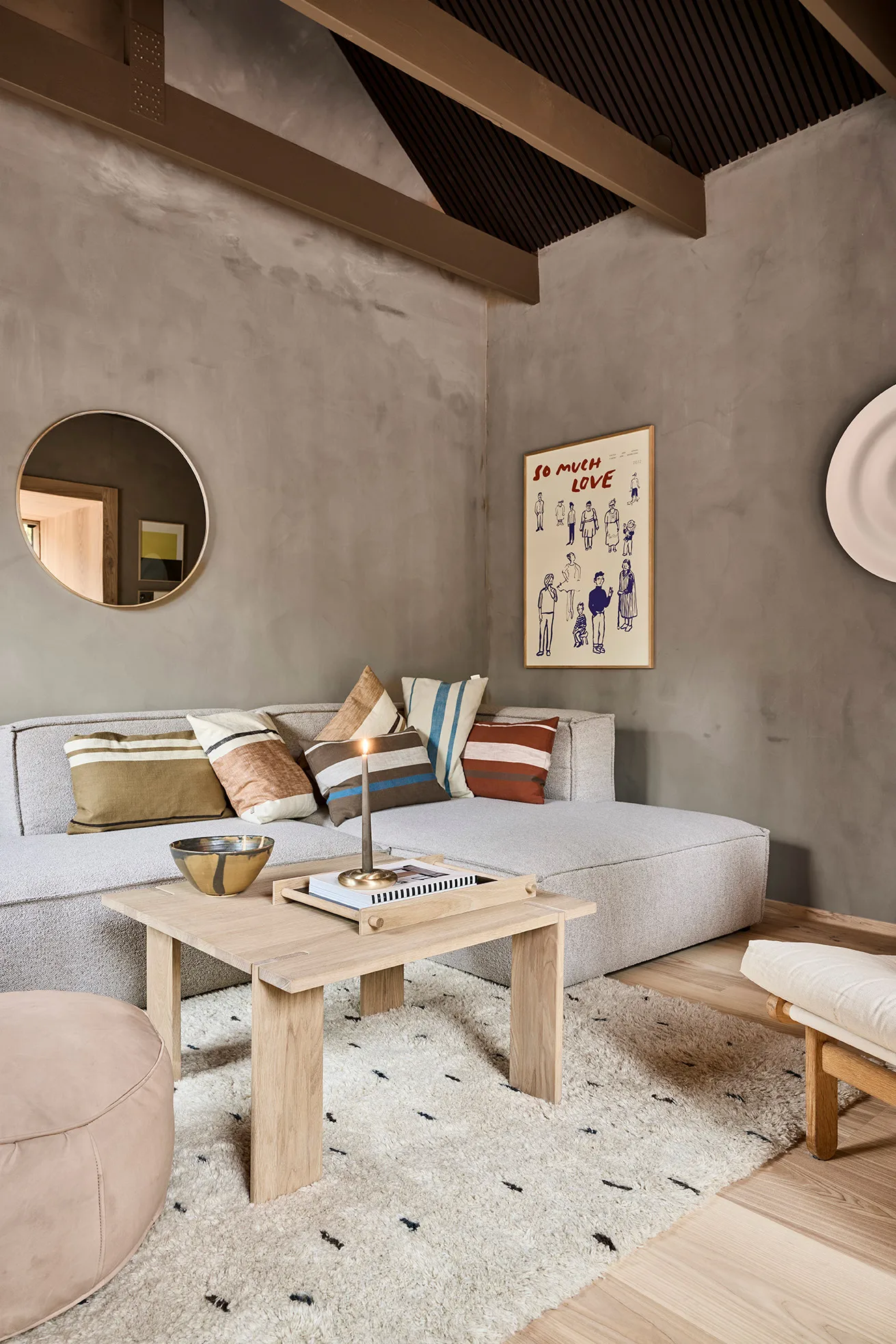 Mesa de centro OY Square 40x75x75 cm, Nature OYOY