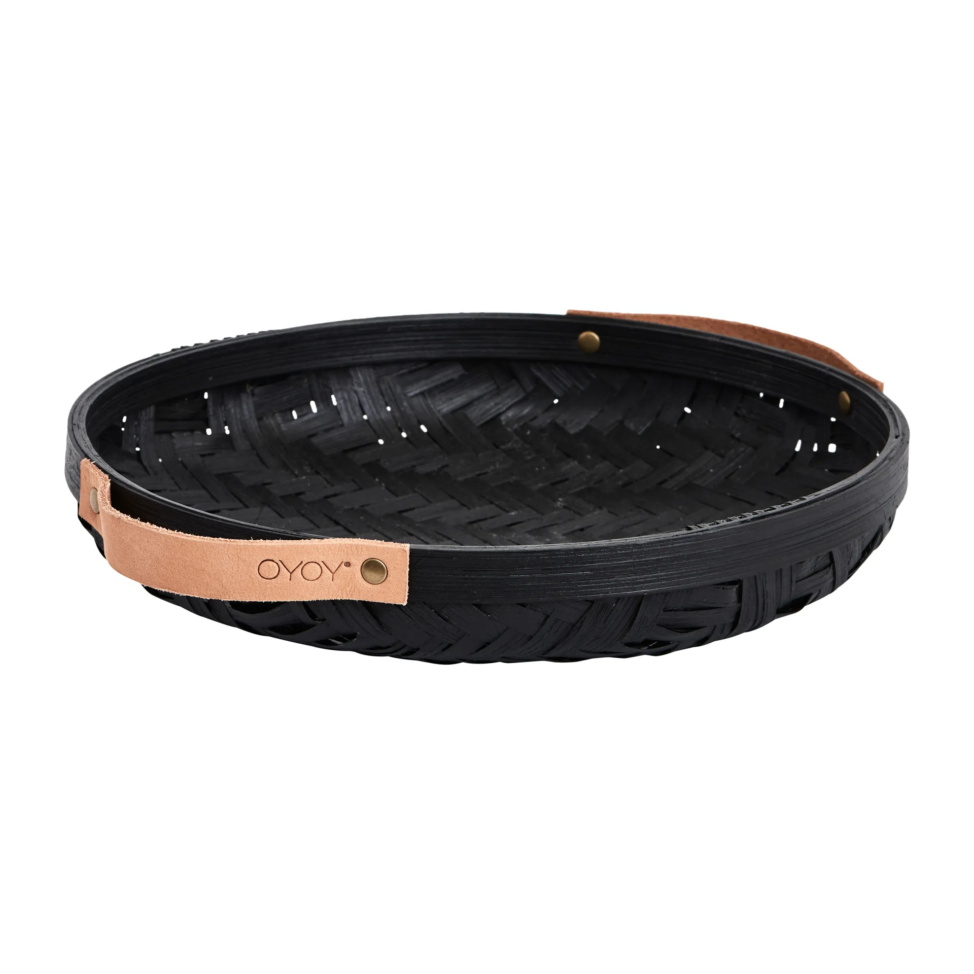 Panera Sporta redonda Ø30 cm, negro OYOY