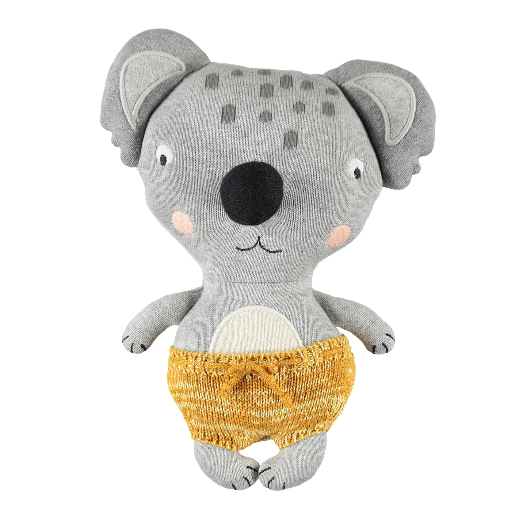 Peluche Little Anton Koala, gris-amarillo OYOY