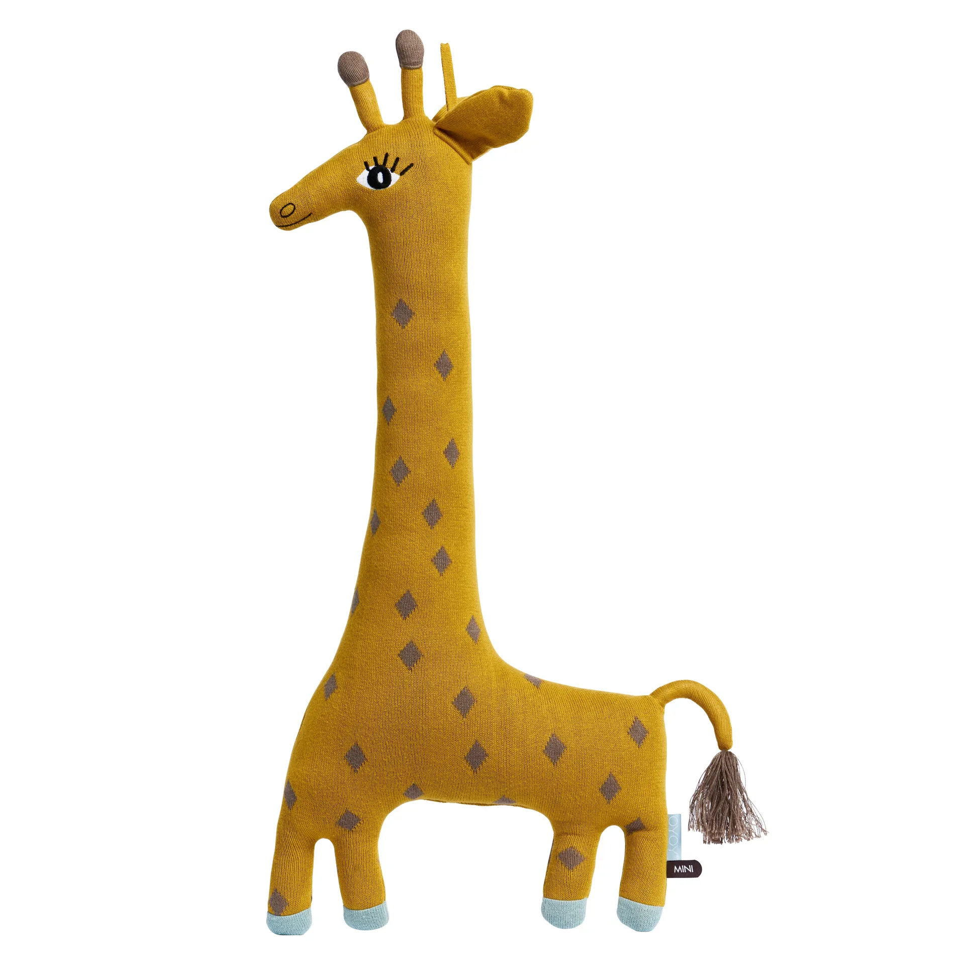 Peluche Noah the giraff, amarillo OYOY