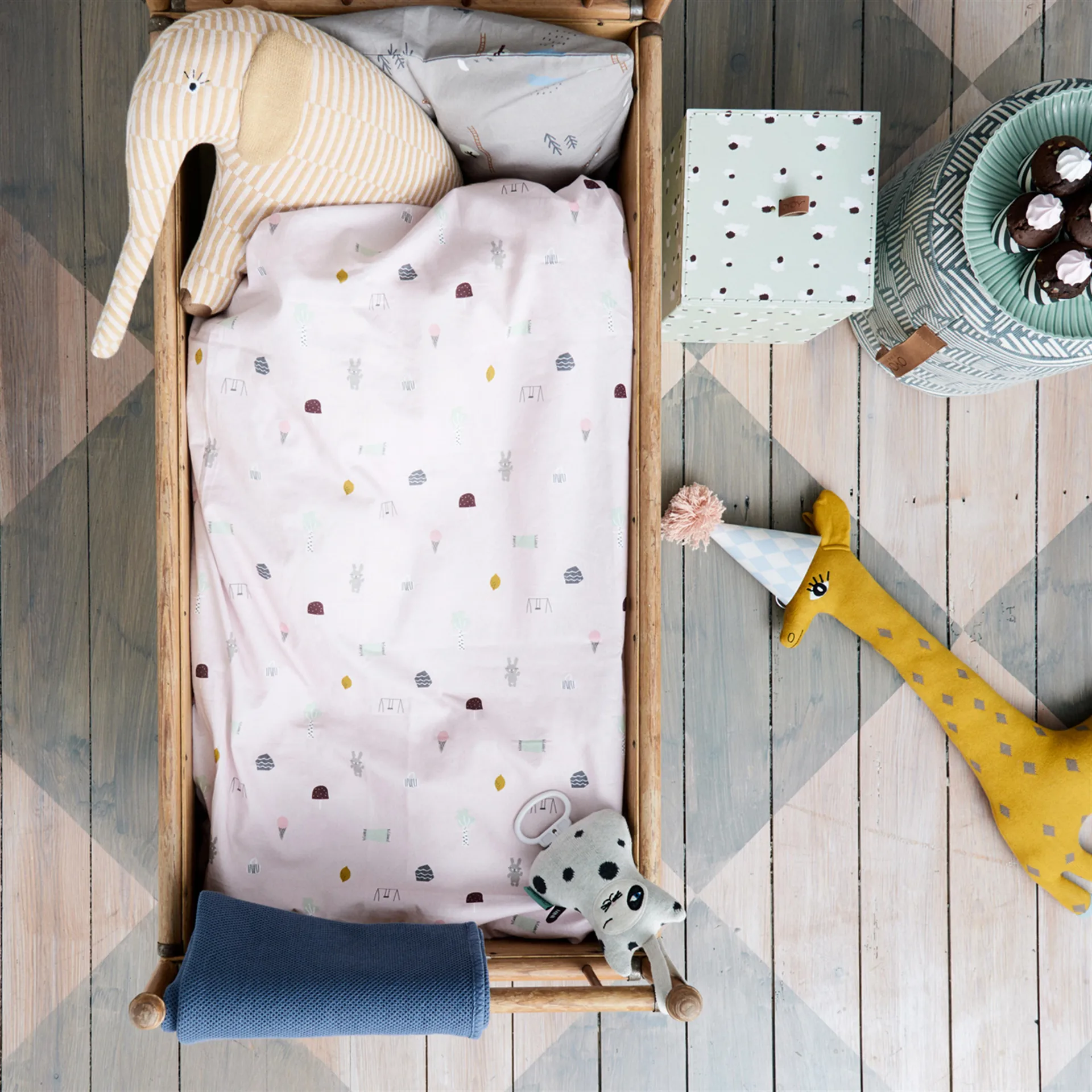 Peluche Noah the giraff, amarillo OYOY