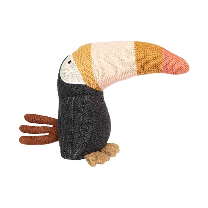 Peluche Trine Toucan - Anthracite-peach - OYOY