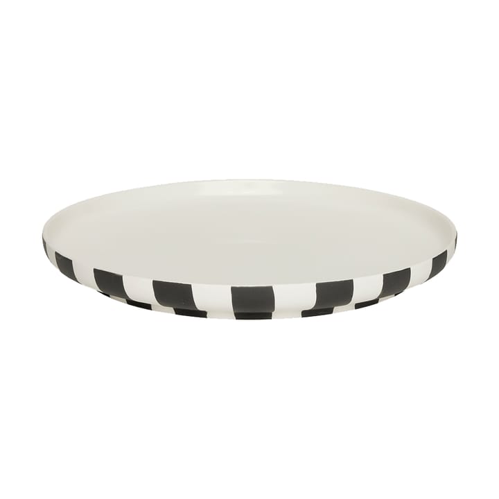 Plato llano Toppu Ø26,5 cm - Black-white - OYOY