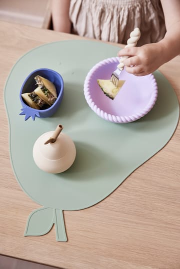 Plato y bol Mellow - LightRubber-Lavender - OYOY