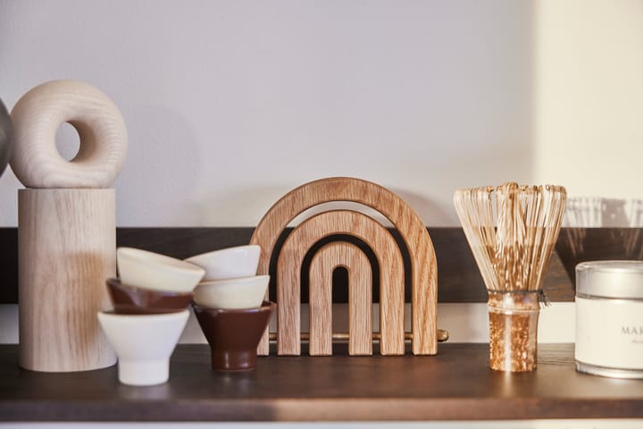 Posavasos Rainbow madera, Natur OYOY