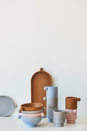 Set de 2 boles Tiny Inka Ø11 cm - Caramel-rose - OYOY