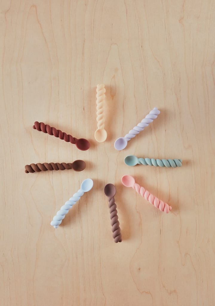 Set de 3 cucharas Mellow, Lavender-vanilla-light Rubber OYOY