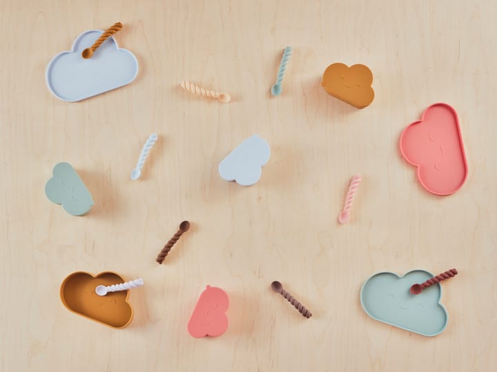 Set de 3 cucharas Mellow, Lavender-vanilla-light Rubber OYOY