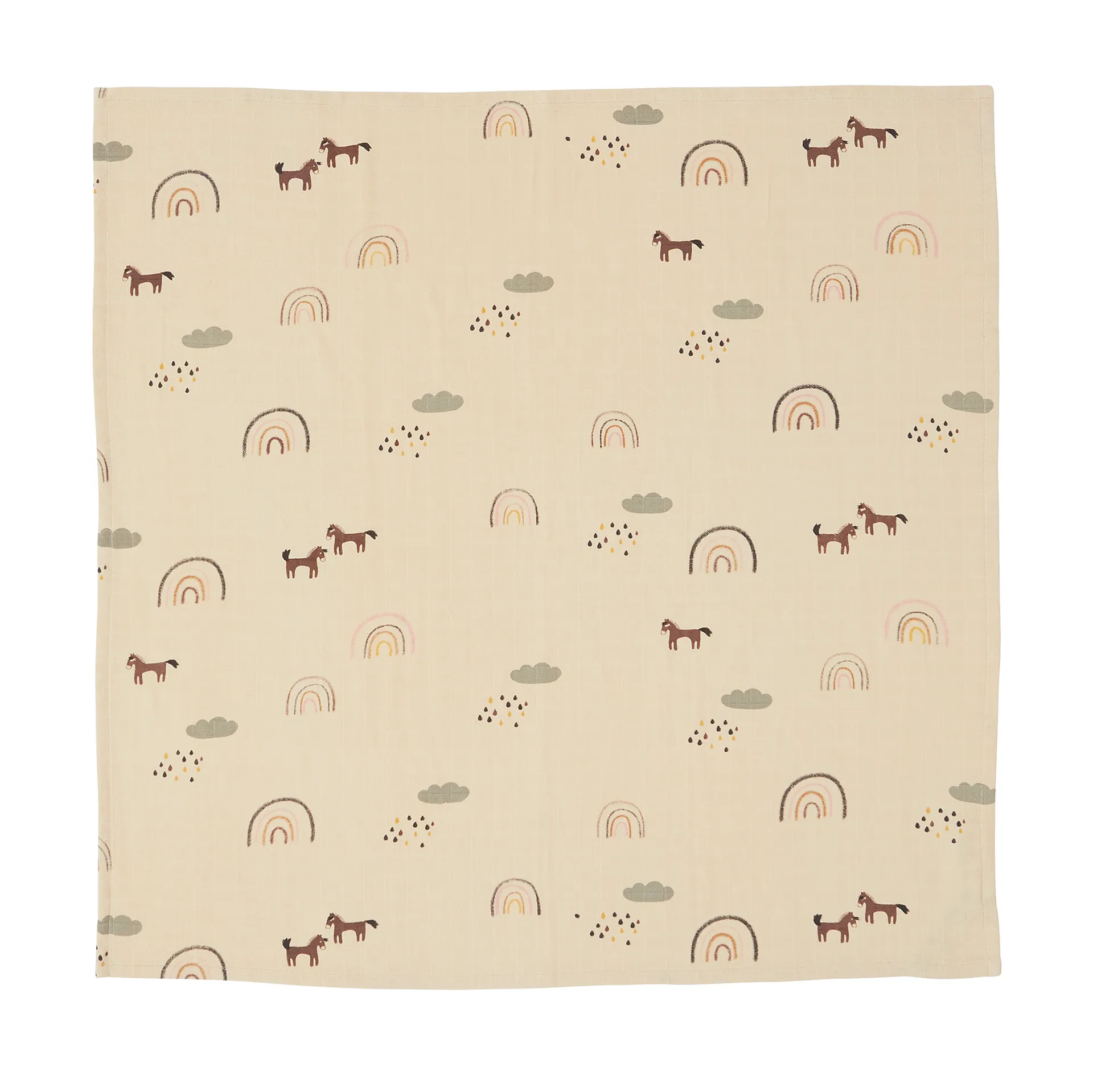 Set de 3 toallas/mantas OYOY Mini Muslin Square, Rainbow OYOY