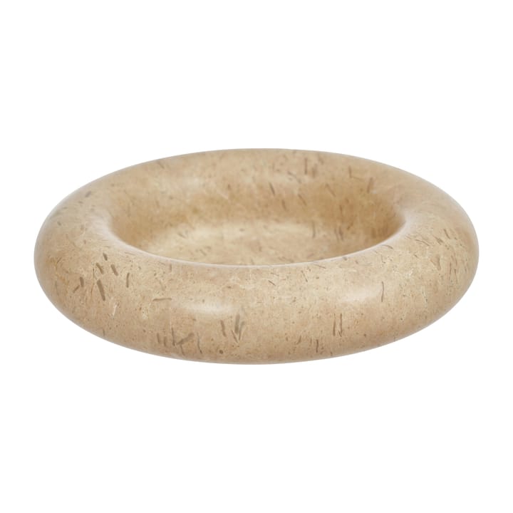 Soporte para velas Savi mármol Ø13,8 cm - Beige - OYOY