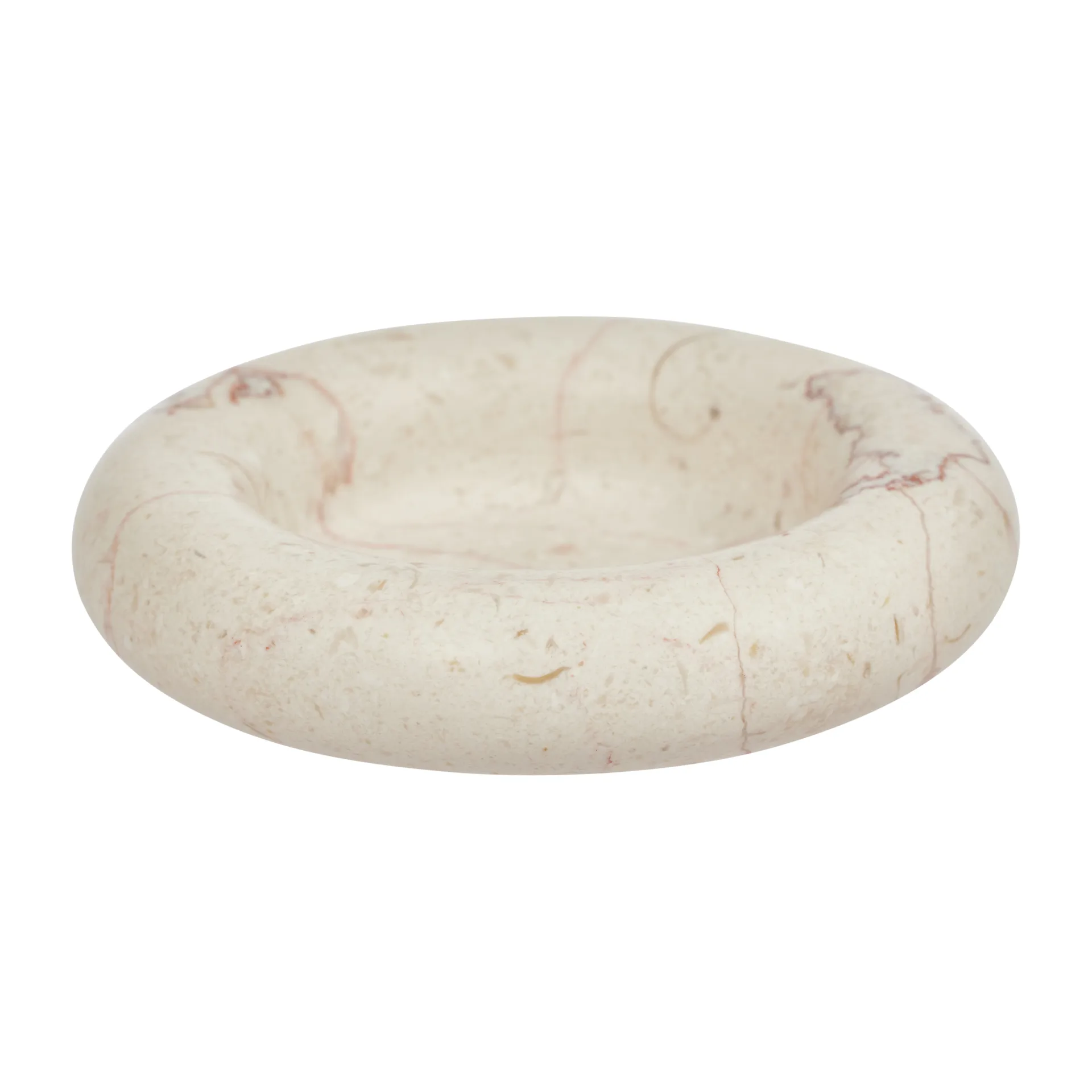 Soporte para velas Savi mármol Ø13,8 cm, Offwhite OYOY