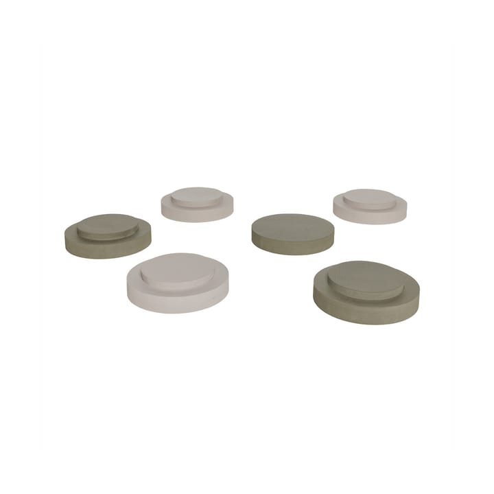 Taburete apilable Iro, Olive-clay OYOY
