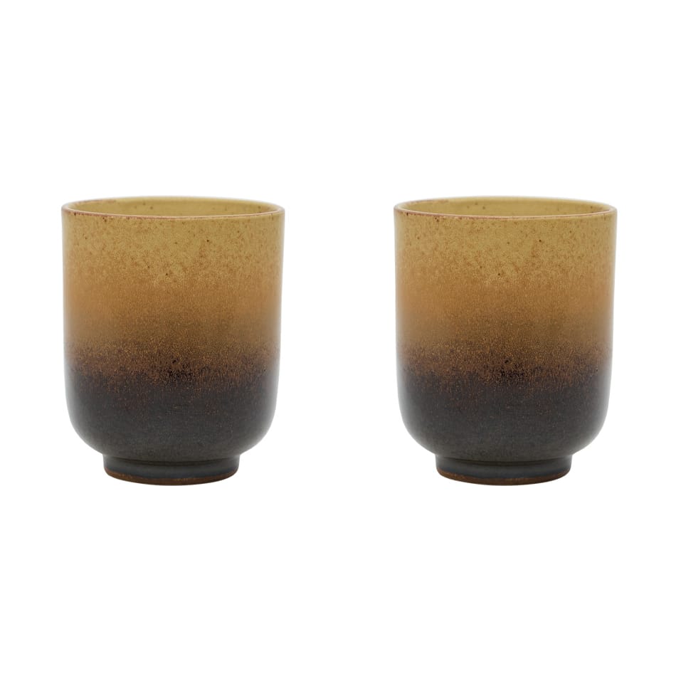 Taza Nori 2-pack, Amber OYOY