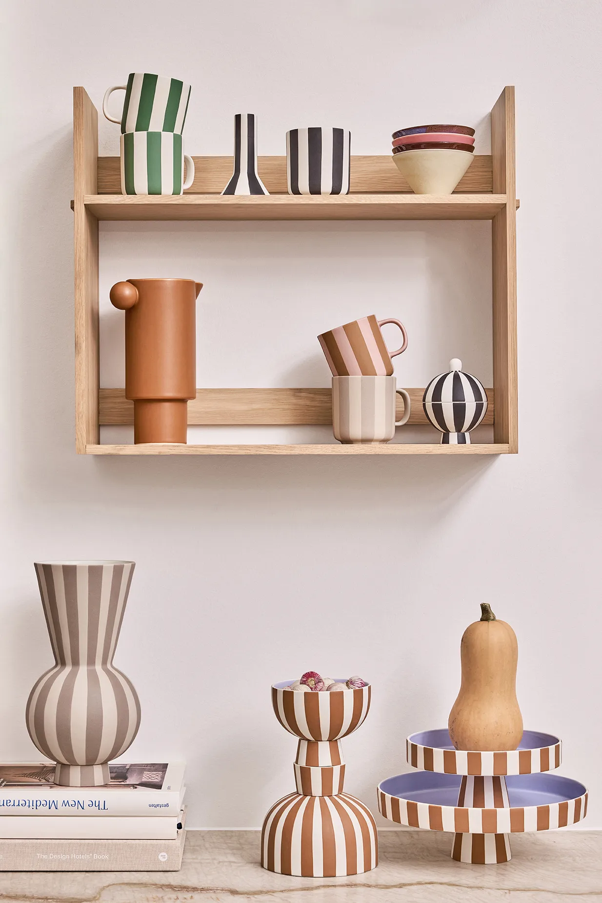 uente de servir Toppu Fgrande Ø27 cm, Caramel-lavender OYOY