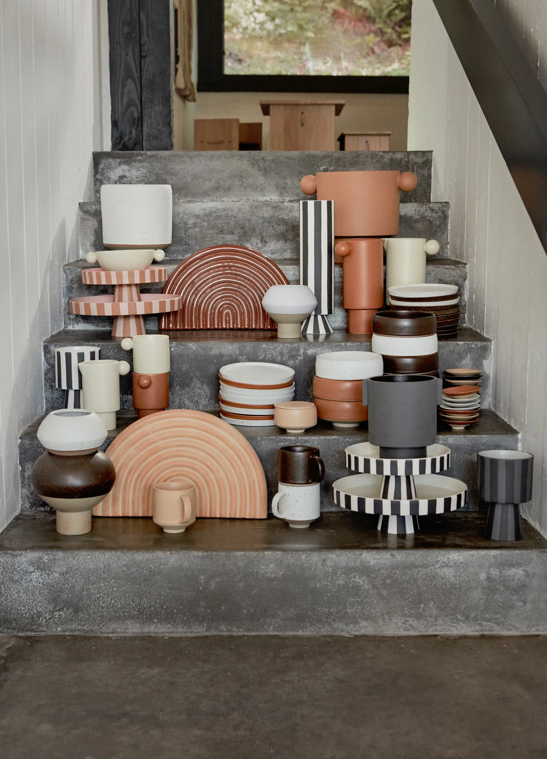 uente de servir Toppu Fgrande Ø27 cm, Caramel-rose OYOY