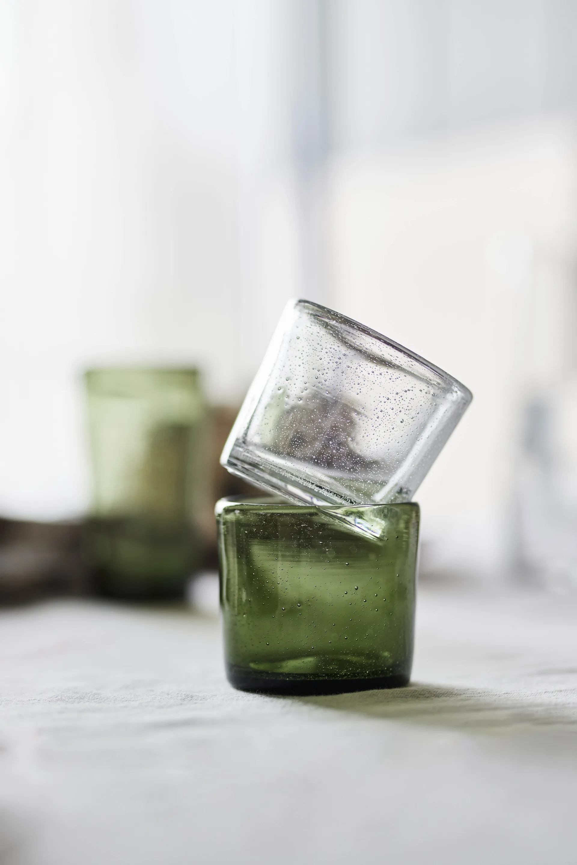 Vasos Kuki, 4-pack, Green OYOY