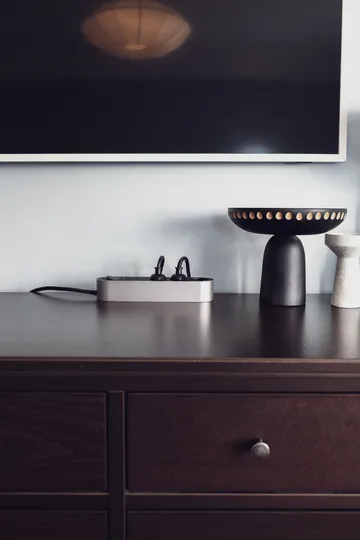 Regleta Edgar Power Bar - Satin aluminium - palett3