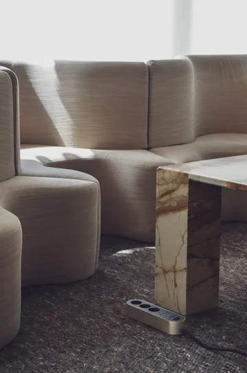 Regleta Edgar Power Bar - Satin brass - palett3